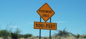 pavement_ends